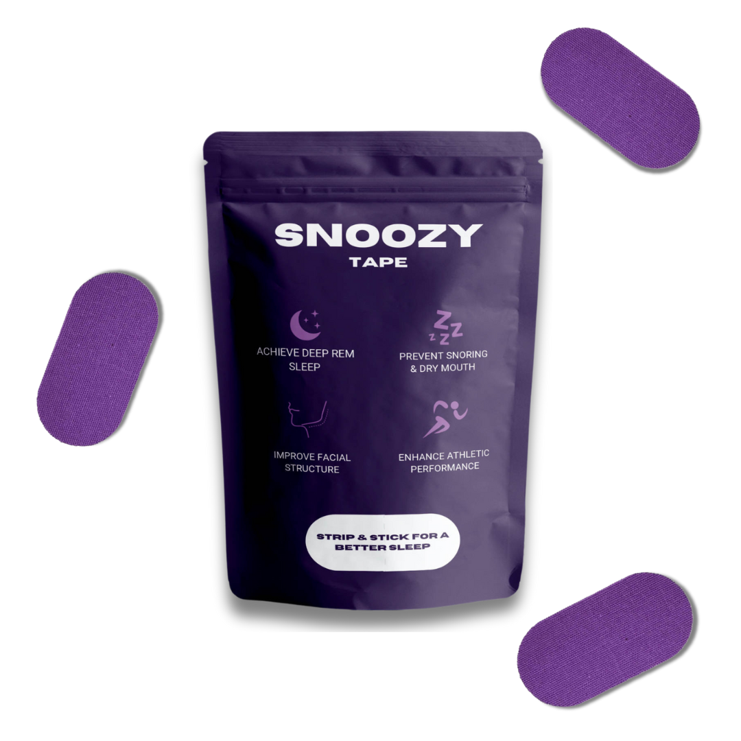 Snoozy Tape Mouth Tape Back Side Label